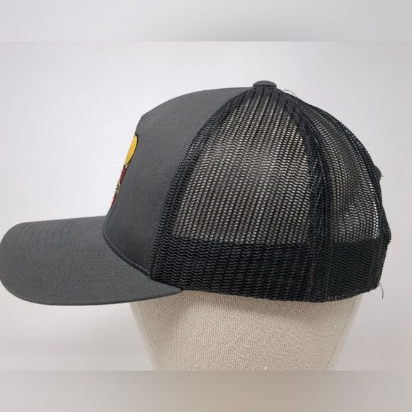 NWT Gray Trucker Hat Black Mesh Idaho/Northwest Sunset Snapback Cap - Picture 2 of 10